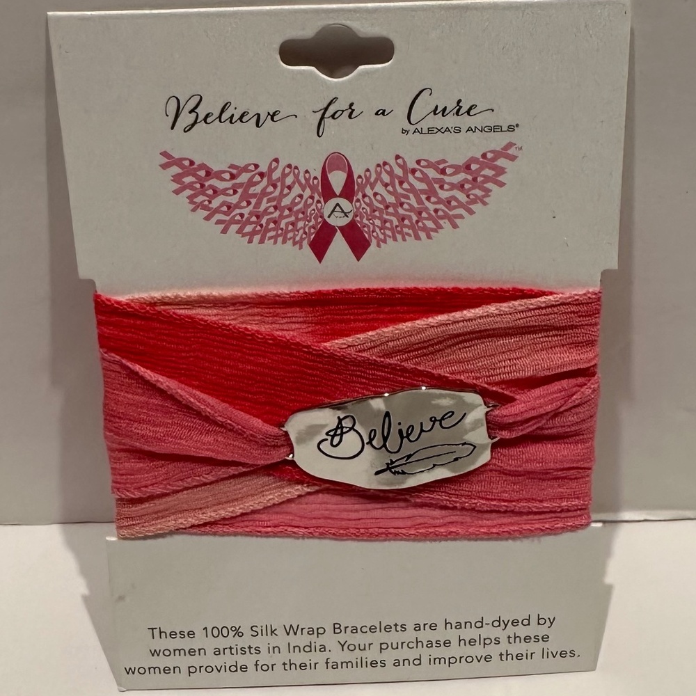 Alexa's Angels Wrap Bracelet. Believe.